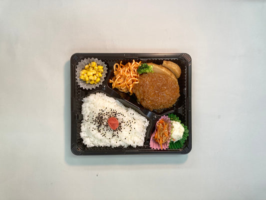 手ごね和風オニオンハンバーグ