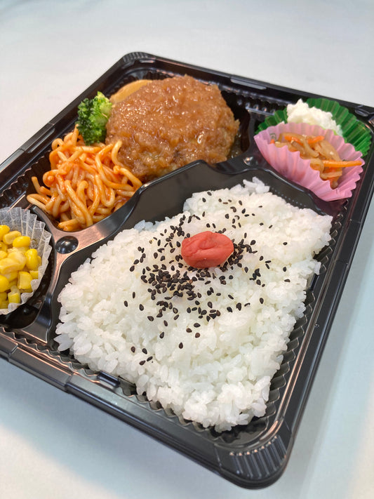 手ごね和風オニオンハンバーグ