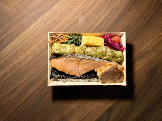 のり弁当 赤